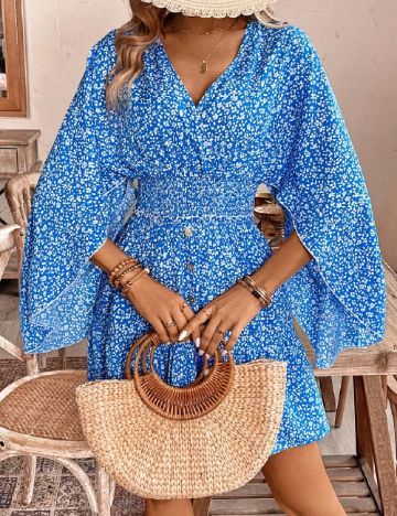 Rochie scurta SHEIN, albastru