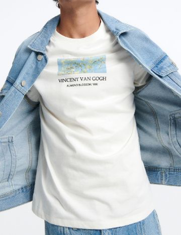 Tricou Reserved, ecru