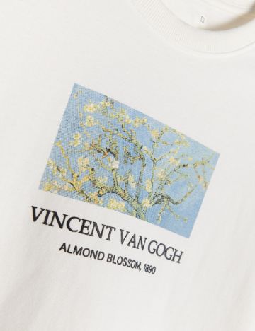 Tricou Reserved, ecru