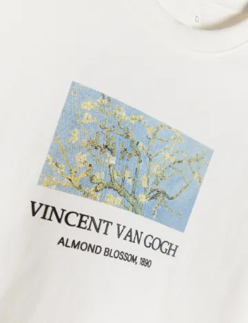 Tricou Reserved, ecru