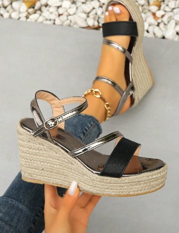 Sandale SHEIN, negru