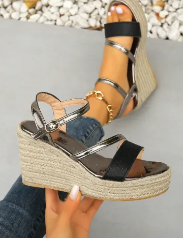 Sandale SHEIN, negru