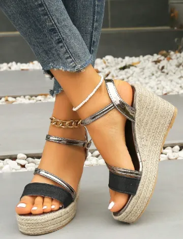 Sandale SHEIN, negru