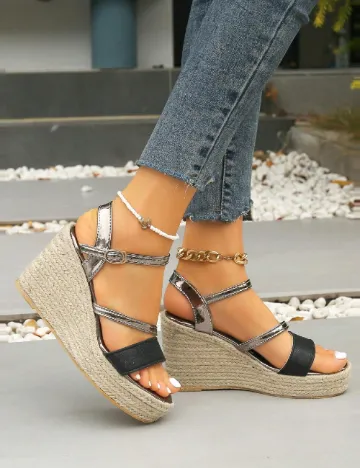 Sandale SHEIN, negru