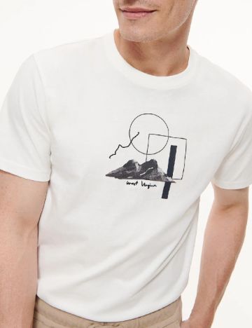 Tricou Reserved, alb