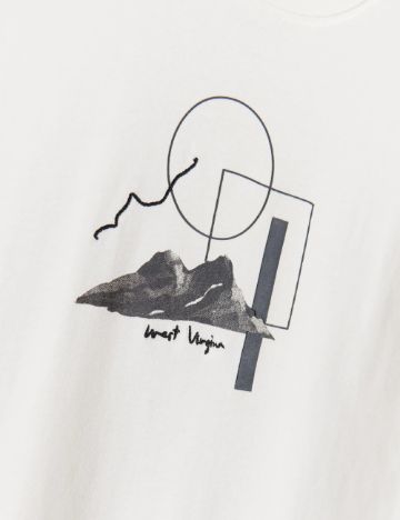 Tricou Reserved, alb