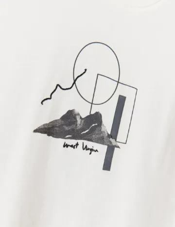 Tricou Reserved, alb