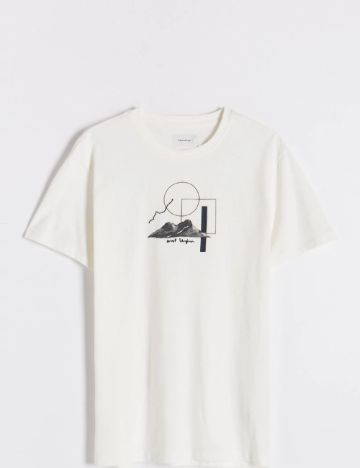 Tricou Reserved, alb