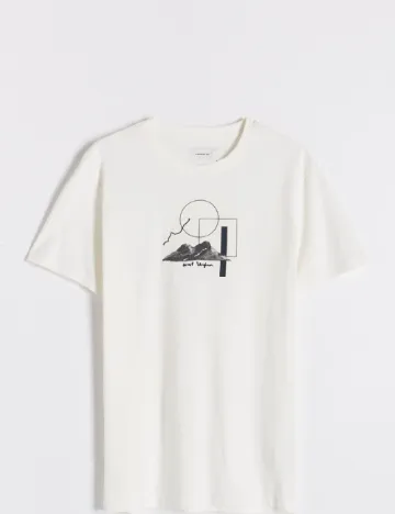 Tricou Reserved, alb