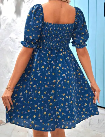 Rochie scurta SHEIN Maternity, albastru