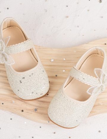 Pantofi Shein Kids, crem