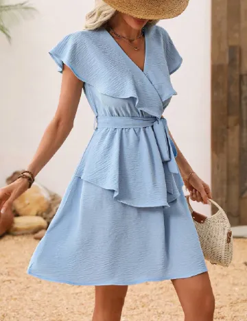 Rochie scurta SHEIN, albastru