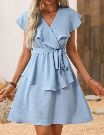 Rochie scurta SHEIN, albastru