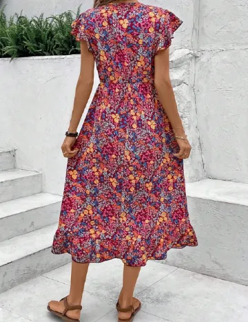 Rochie medie SHEIN, floral print
