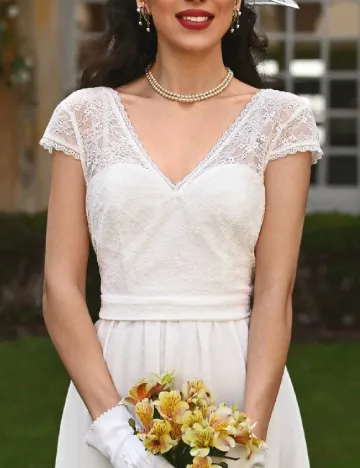 Rochie medie SHEIN, alb