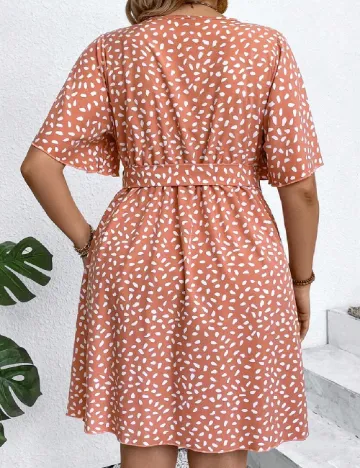 Rochie scurta SHEIN CURVE, roz