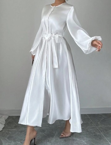 Rochie medie SHEIN, alb
