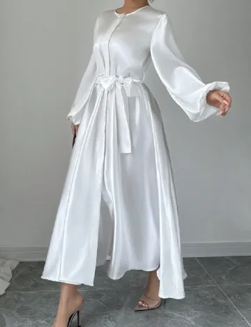 Rochie medie SHEIN, alb