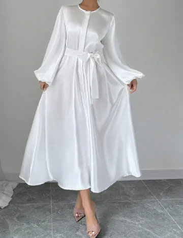 Rochie medie SHEIN, alb