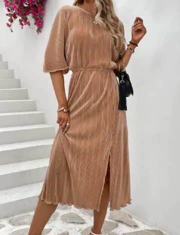 Rochie medie Toppies, maro