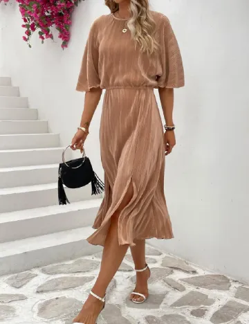 Rochie medie Toppies, maro