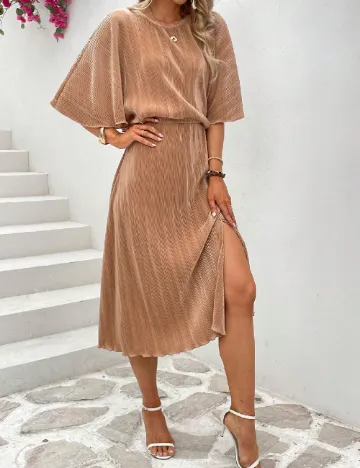 Rochie medie Toppies, maro