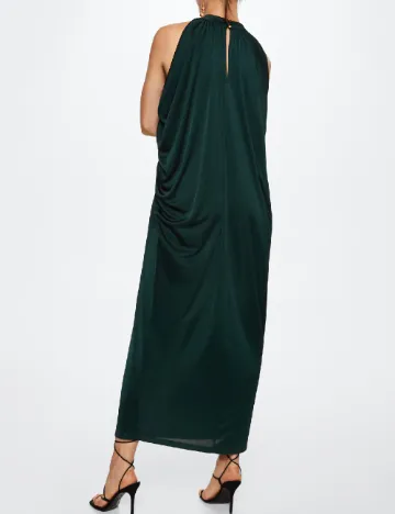 Rochie lunga Mango, verde inchis