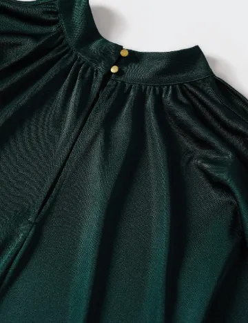 Rochie lunga Mango, verde inchis