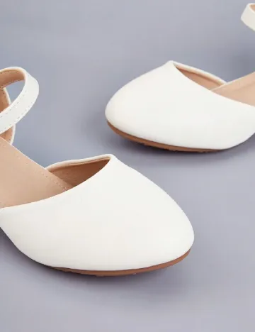 Pantofi Shein Kids, alb