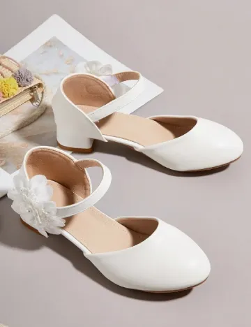 Pantofi Shein Kids, alb