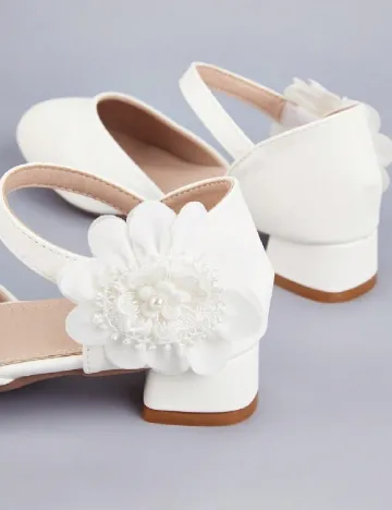 Pantofi Shein Kids, alb