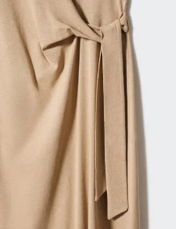 Rochie medie Mango, maro deschis
