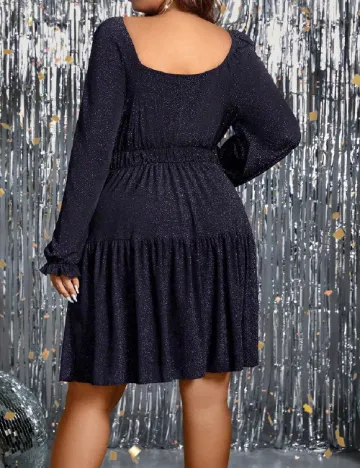Rochie scurta SHEIN CURVE, bleumarin