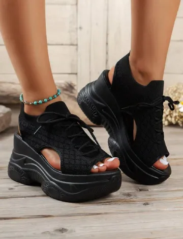 Sandale SHEIN, negru