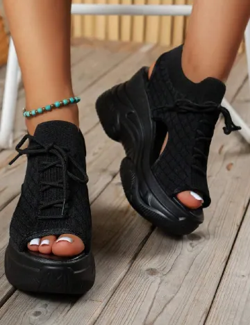 Sandale SHEIN, negru