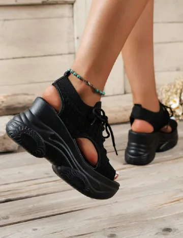 Sandale SHEIN, negru