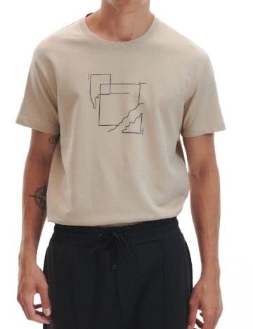 Tricou Reserved, bej