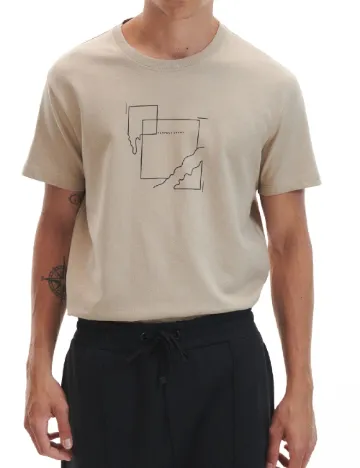 Tricou Reserved, bej