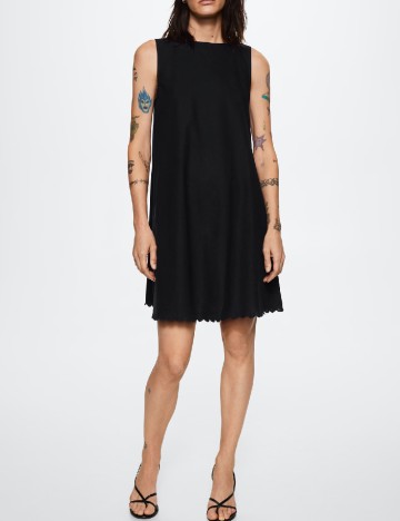 Rochie scurta Mango, negru
