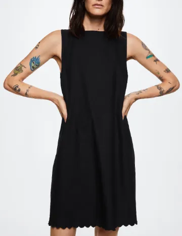 Rochie scurta Mango, negru