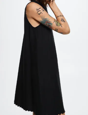 Rochie scurta Mango, negru