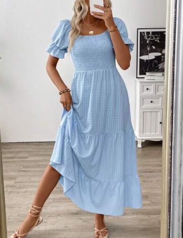 Rochie lunga SHEIN, albastru