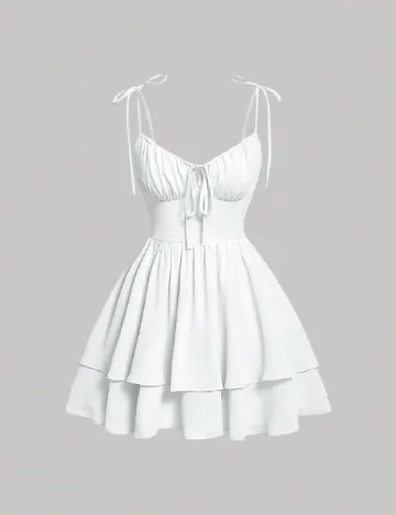 Rochie scurta SHEIN, alb