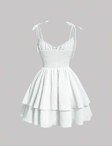 Rochie scurta SHEIN, alb