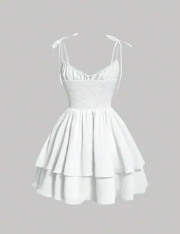 Rochie scurta SHEIN, alb