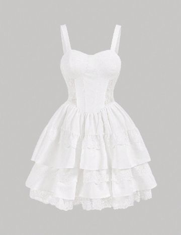 Rochie scurta SHEIN, alb