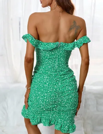 Rochie scurta SHEIN, verde
