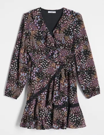 Rochie scurta Reserved, floral print
