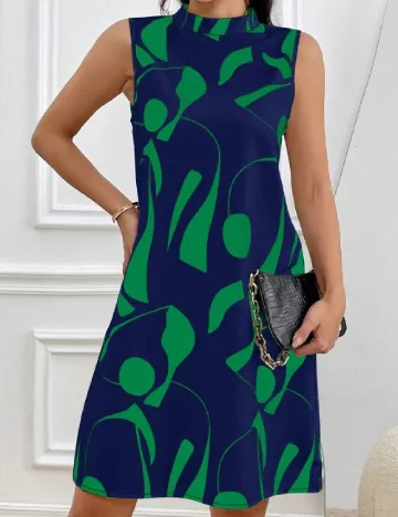 Rochie scurta SHEIN, albastru