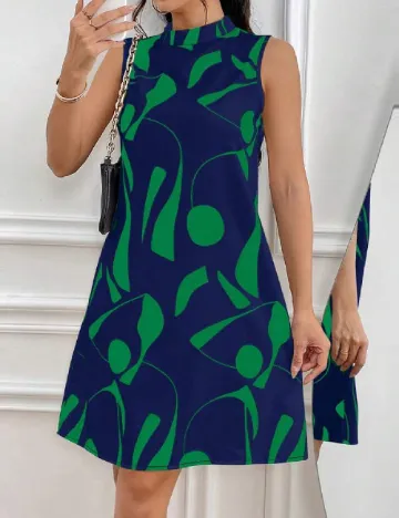 Rochie scurta SHEIN, albastru